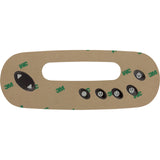 Overlay, Gecko in.k450 7-Button, P1, P2, P3, Lt : 9916-101335
