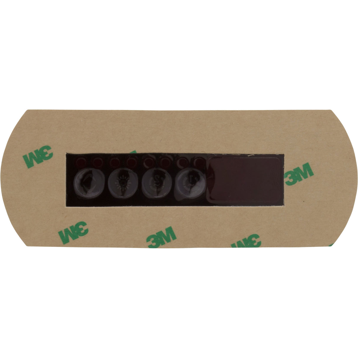 Overlay, Gecko in.k200, 4 Button, P1, P2, Lt : 80-0241A