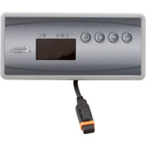 Overlay, Gecko in.k19, 4 Button, P1, Lt, Temp Up, Temp Down : 80-0236A
