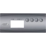 Overlay, Gecko in.k19, 4 Button, P1, Lt, Temp Up, Temp Down : 80-0236A