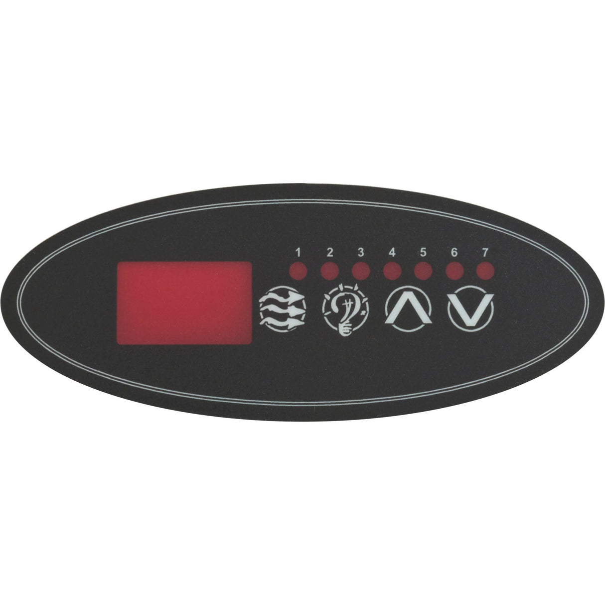 Overlay, HydroQuip Eco 1, Pump 1, Light, Small Oval : 80-0201