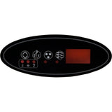 Overlay, HydroQuip Eco 2, Pump 1, Light, Aux, Small Oval : 80-0202