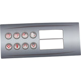 Overlay, HydroQuip HT2, 8 Button, Large Rec : 80-0211