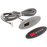 Topside, H-Q Eco 1, 4 Button, Sm Oval, w/ Overlay, 10ft Cord : 34-0193-K