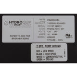 Control, Hydro-Quip CS4009-US2, P1, P2, Bl, Oz, 115v/230v, 5.5kW : CS4009-US2