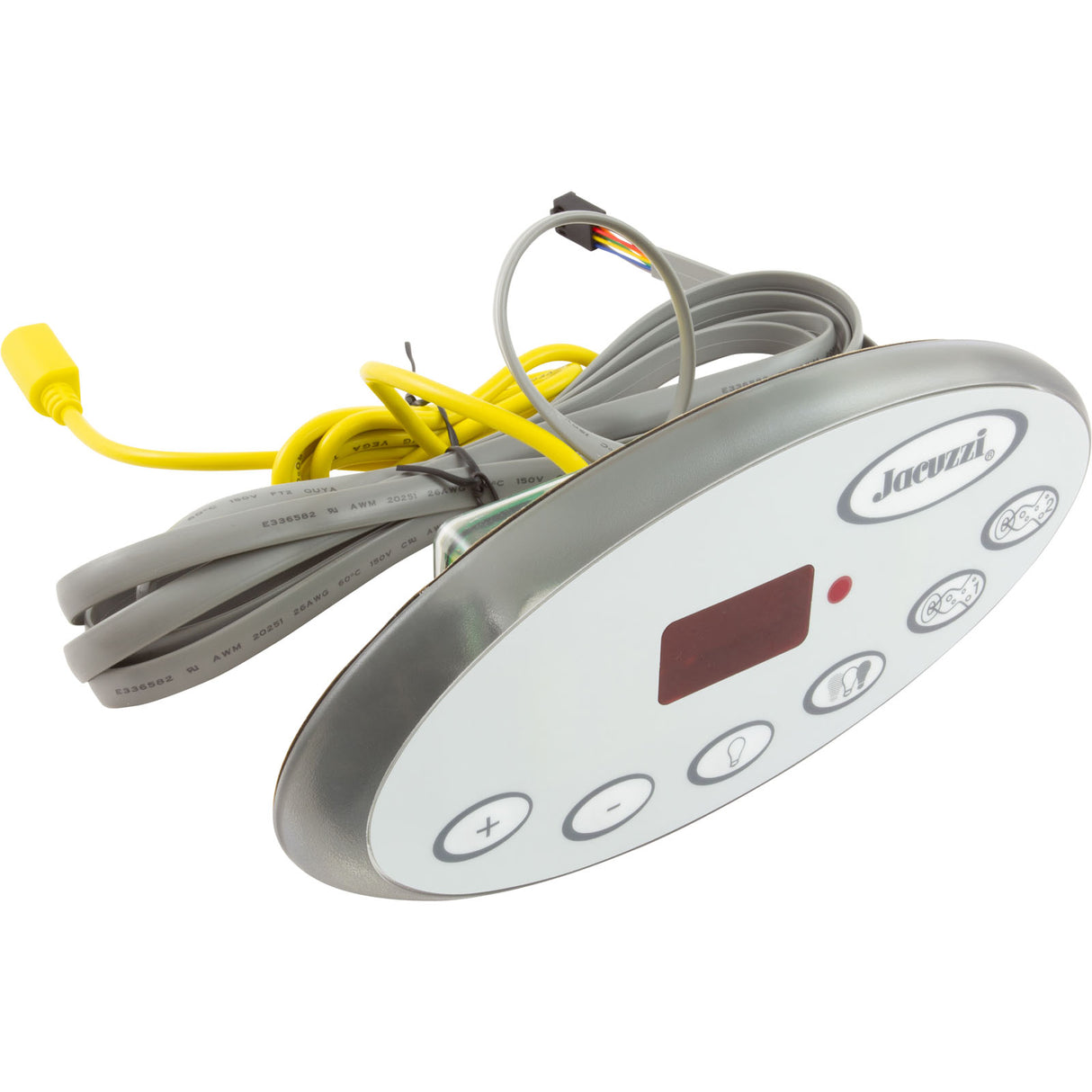 Topside, Jacuzzi J-300 LED Series, 6 Button, P1, P2, Lt, Lt : 6600-504