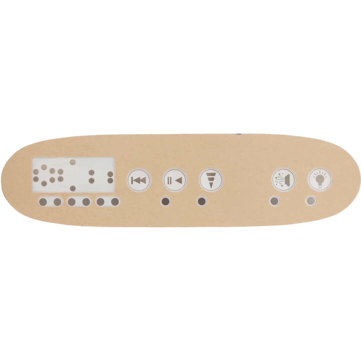 Overlay, Dimension One, TSC-42, 5 Button, Gray : 01560-5001