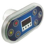 Topside, United Spa Controls T7-S, 6 Button, P1, P2, Aux, Lt : EL117S