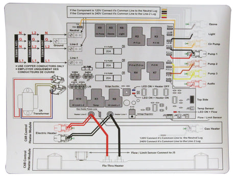 Control, United Spa Controls C5B, 4kW, w/T7S, Pressure Switch : CB117P - United Spa Controls - CB117P - PartsForSpas.com