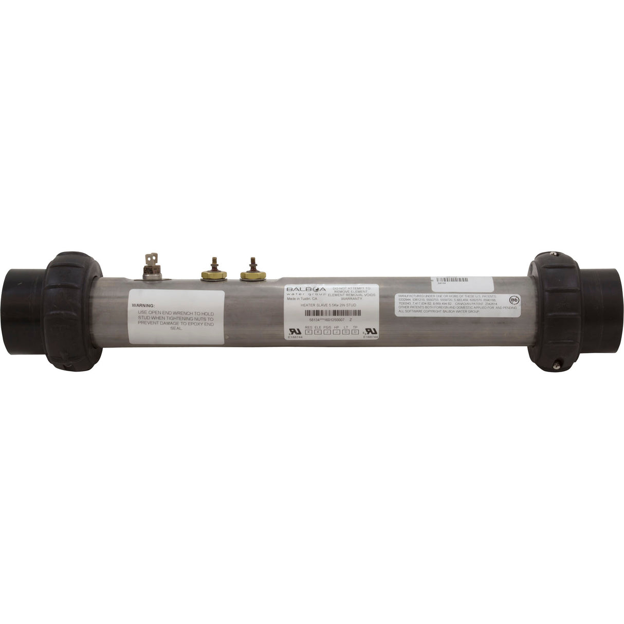 Heater Slave Assembly, Balboa, EL2000, 240V, 5.5Kw 2In Stud : 58134