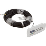 Control Panel, Jandy SpaLink RS, 8 Function, w/Frame, Wht, 200' : 7489