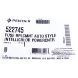 Fuse, Pentair IntelliChlor Power Cntr, Mini Blade, 10A, Qty 5 : 522745