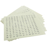 Label, Pentair, IntelliTouch®, Outdoor Ctrl Panel, Set of 10 : 520283