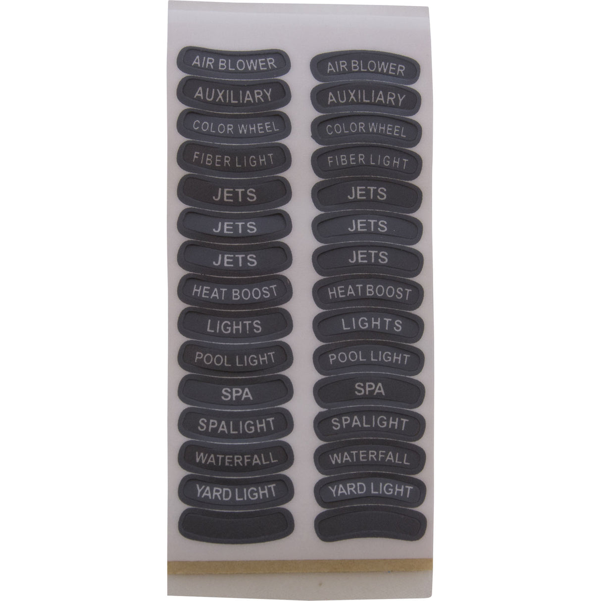 Label, Pentair, IntelliTouch®, iS4, Set of 10 : 520173