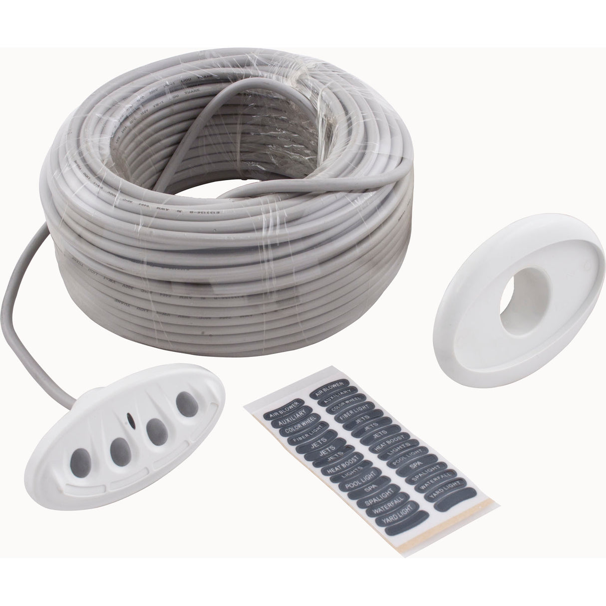 Control Panel, Pentair, IntelliTouch, iS4, 100ft Cord, White : 521885