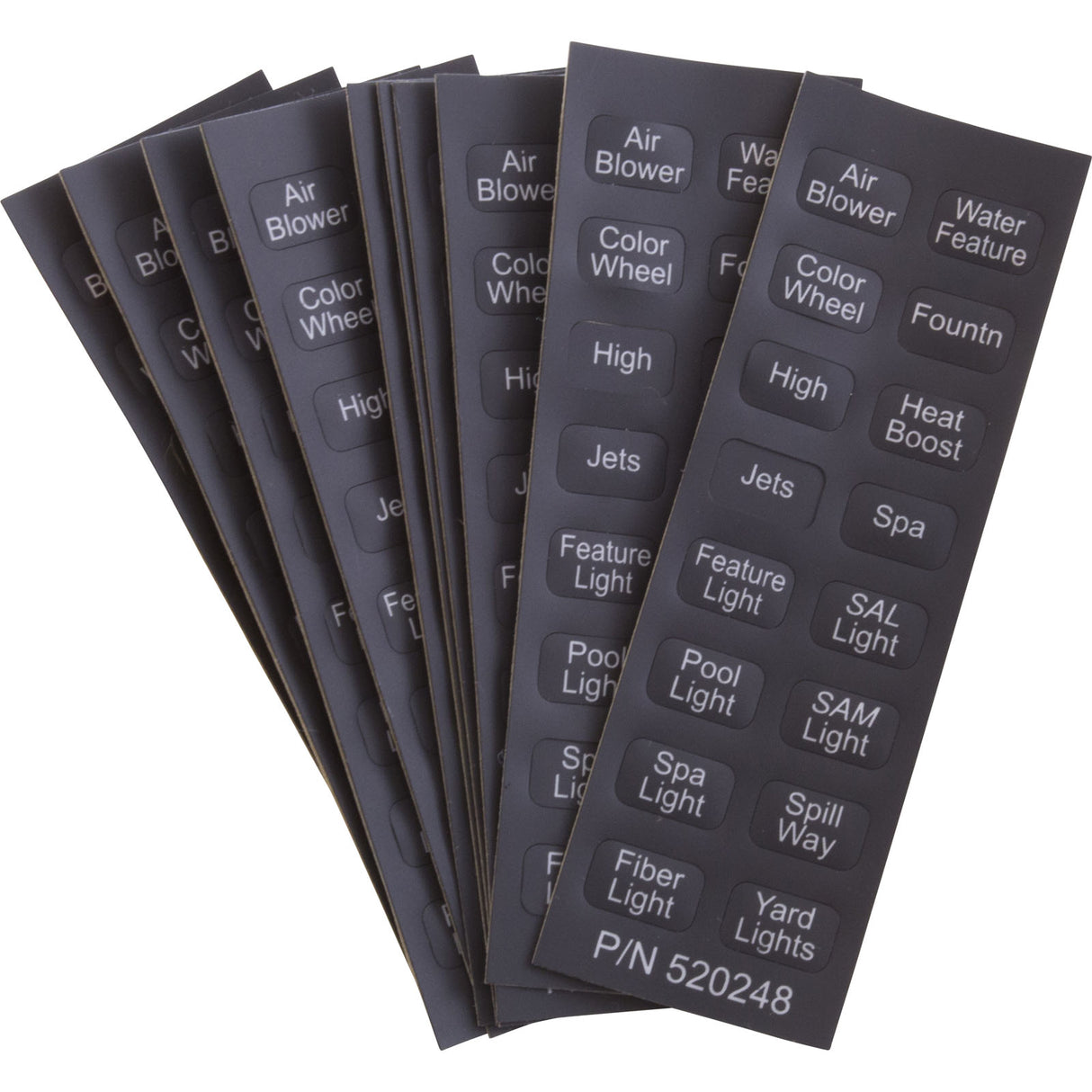 Label, Pentair EasyTouch/Compool QuickTouch I, Wireless : 520124