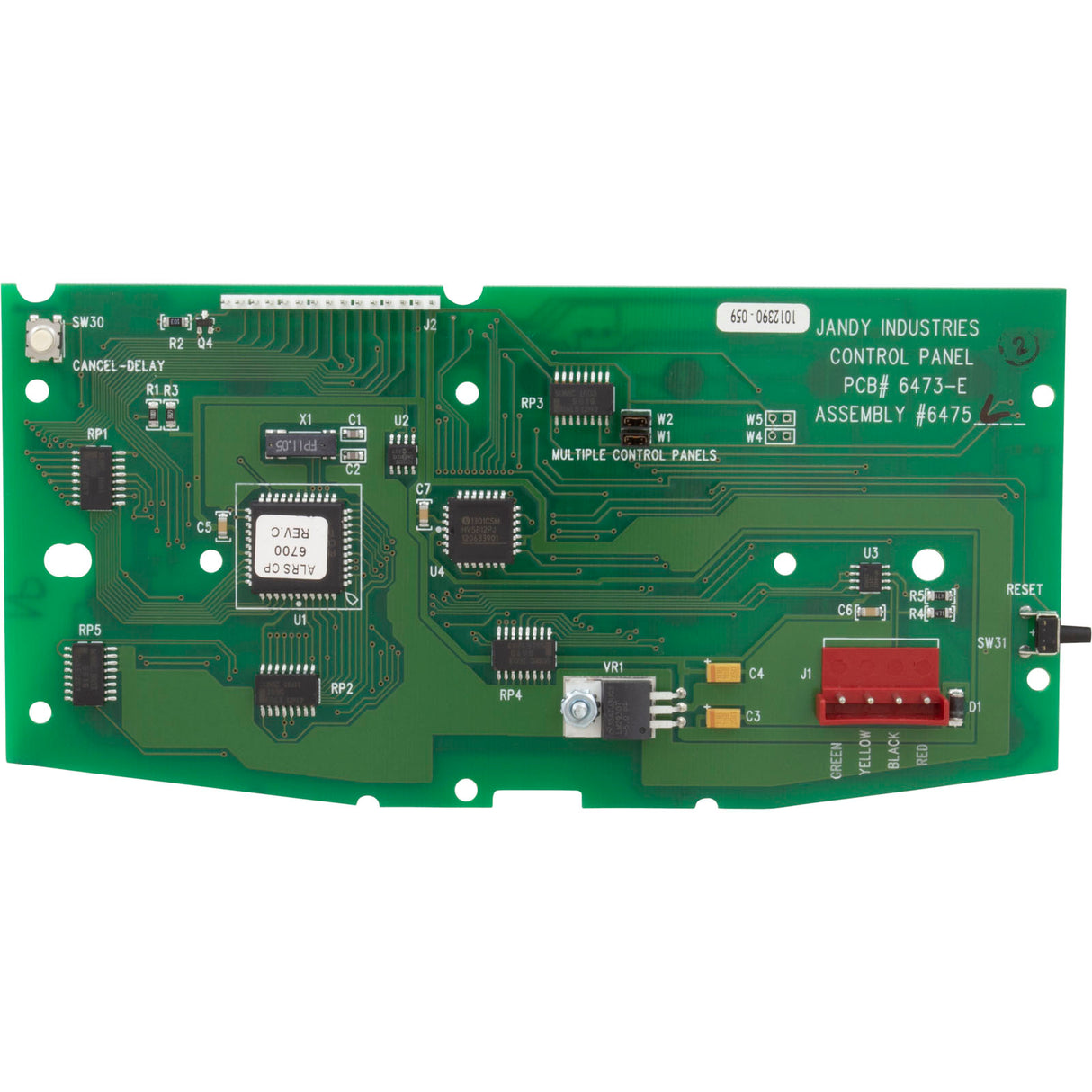 PCB, Zodiac Jandy AquaLink All Button Control : 6475LED4+