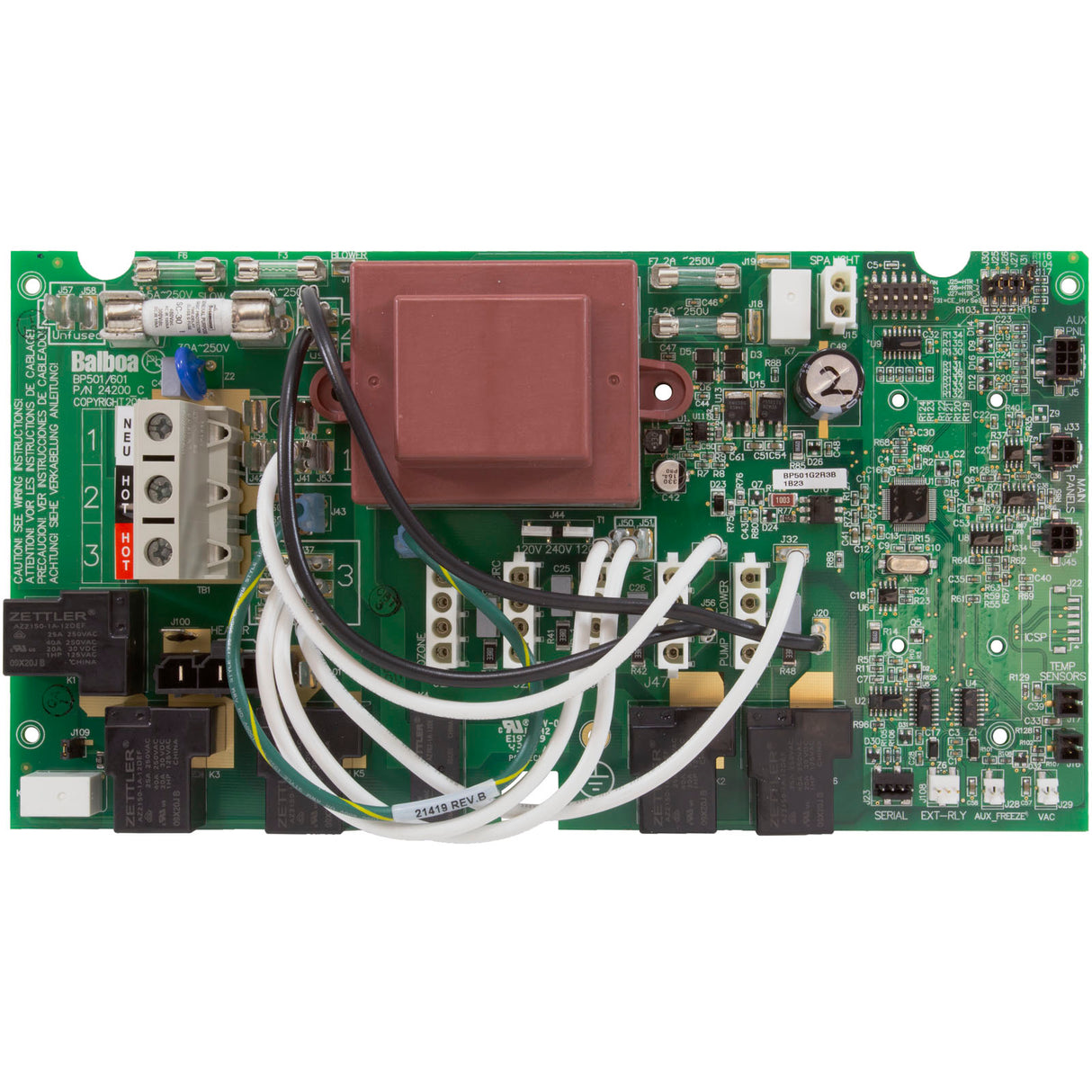 PCB, Balboa Water Group, BP501G2, Circ Pump : 56965-01
