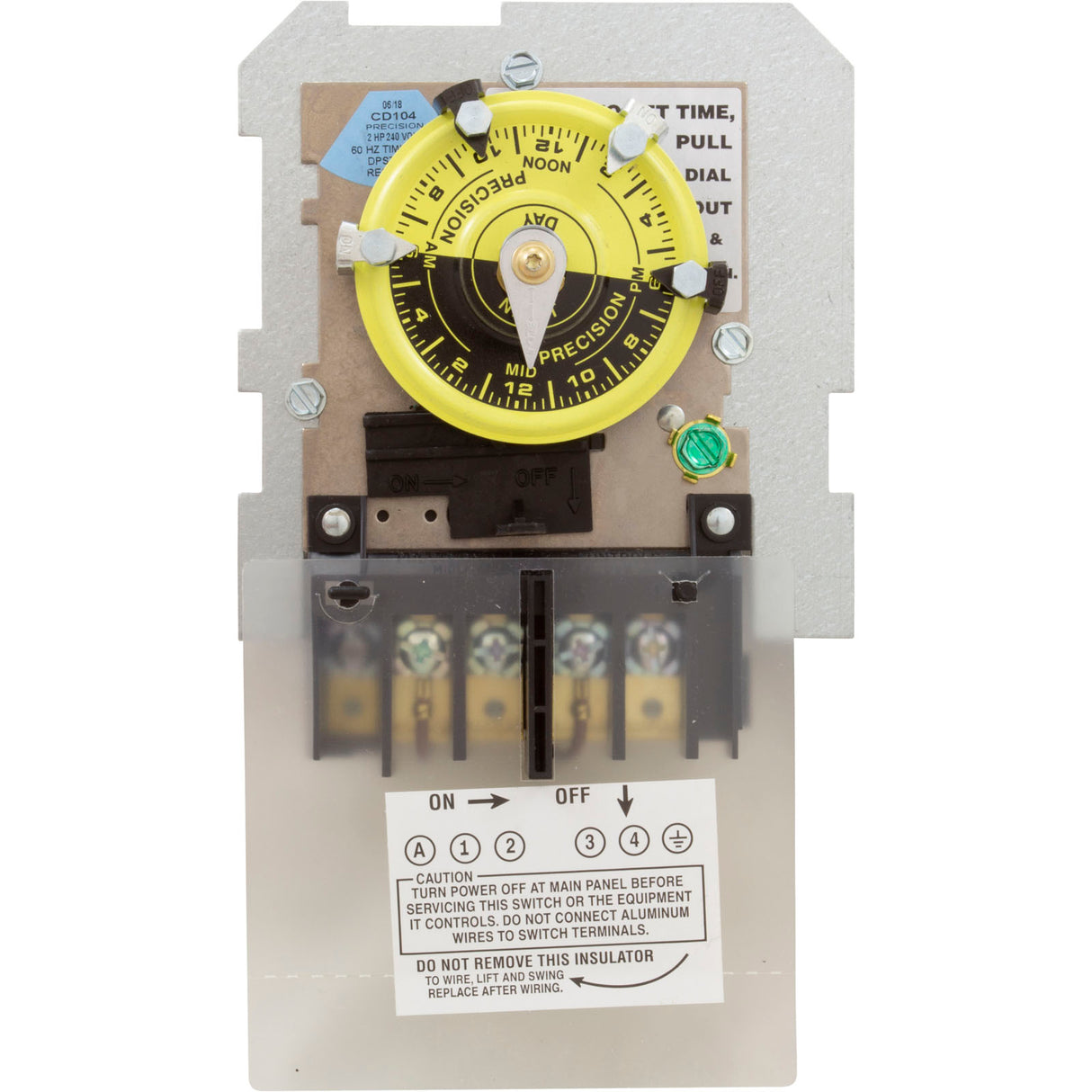 Timer Mechanism, PM Controls, Intermatic Repl, 240v, DPST, 24hr : CD104-IC