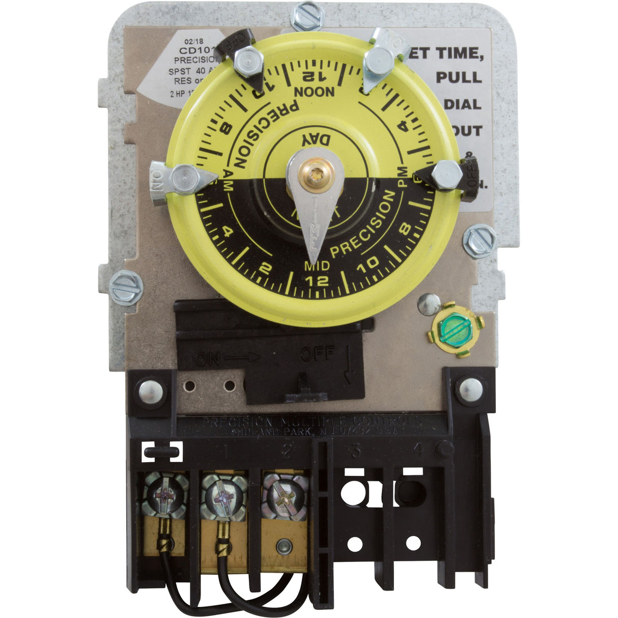 Timer Mechanism, PM Controls, Intermatic Repl, 120v, SPST, 24hr : CD101-IC