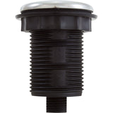 Air Button, TDI 3428, Low Prof, 1-1/4"hs, 1-5/8"fd, Chrome : MPT-57570-3428