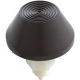 Air Button, Tecmark, Raised Cone, 7/8"hs, 2-3/4"fd, Brown : PT1-3130-02