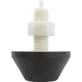 Air Button, Tecmark, Raised Cone, 7/8"hs, 2-3/4"fd, Brown : PT1-3130-02