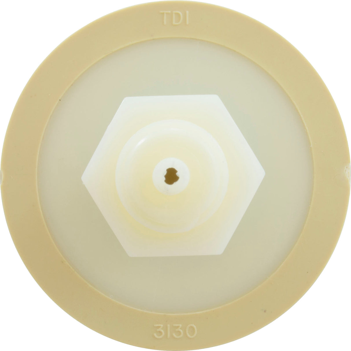 Air Button, Tecmark, Raised Cone, 7/8"hs, 2-3/4"fd, Beige : PT1-3130-03