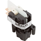 Air Switch, Tecmark, TBS 317, DPDT, 20A, thd, latch : TBS317