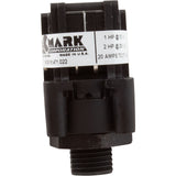 Air Switch, Tecmark, TBS 317, DPDT, 20A, thd, latch : TBS317