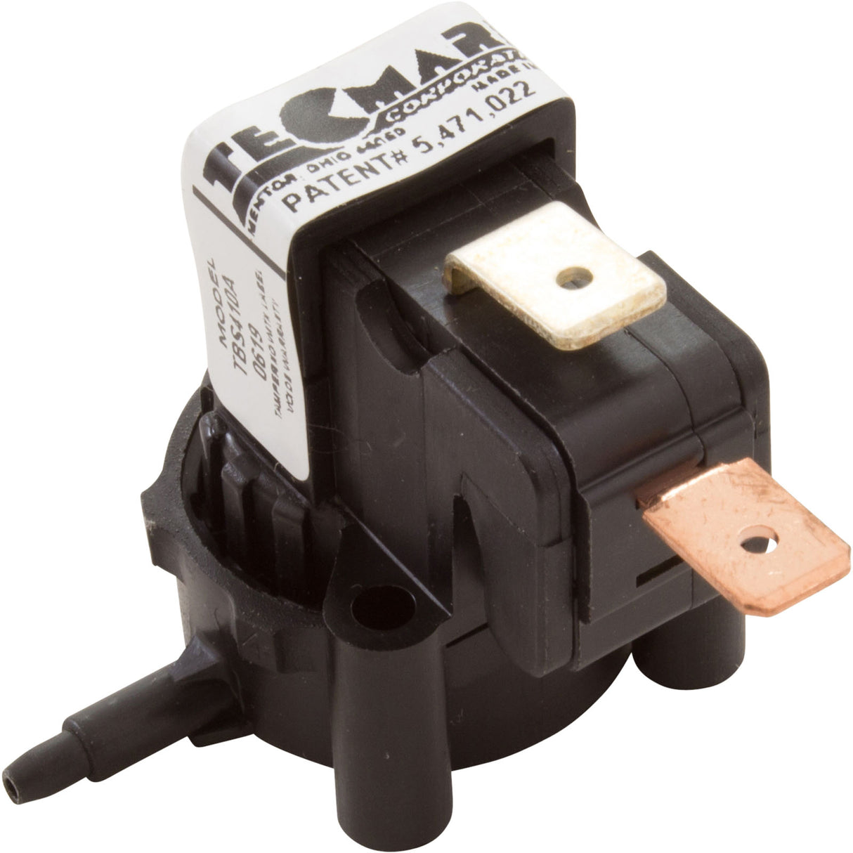 Air Switch, Tecmark, SPNO, 25 Amp, Latching, Side Spout : TBS410A - Tecmark - TBS410A - PartsForSpas.com