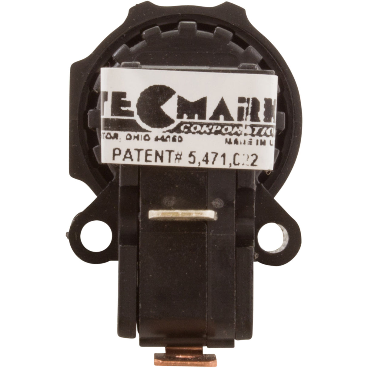 Air Switch, Tecmark, SPNO, 25 Amp, Latching, Center Spout : TBS3207A - Tecmark - TBS3207A - PartsForSpas.com