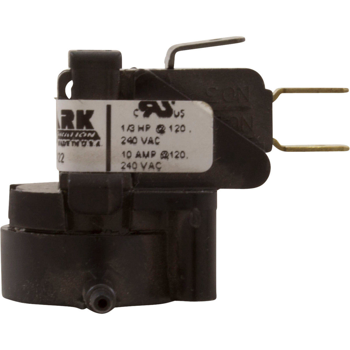 Air Switch, Tecmark, SPDT, 10 Amp, Latching, Side Spout : TBS411A - Tecmark - TBS411A - PartsForSpas.com