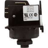 Air Switch, Herga, 4 Function, 20a, 3PDT, Thd, White Cam : 6806-008 - Herga Electric - 6806-008 - PartsForSpas.com