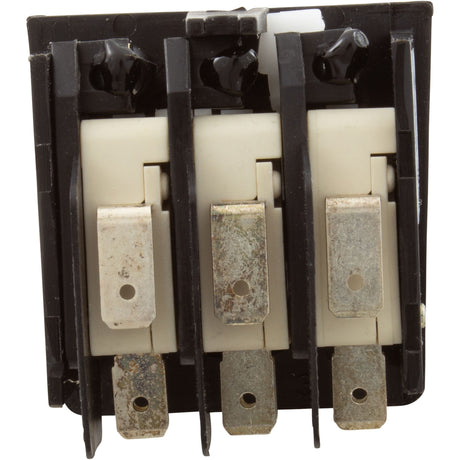 Air Switch, Herga, 4 Function, 20a, 3PDT, Thd, White Cam : 6806-008 - Herga Electric - 6806-008 - PartsForSpas.com