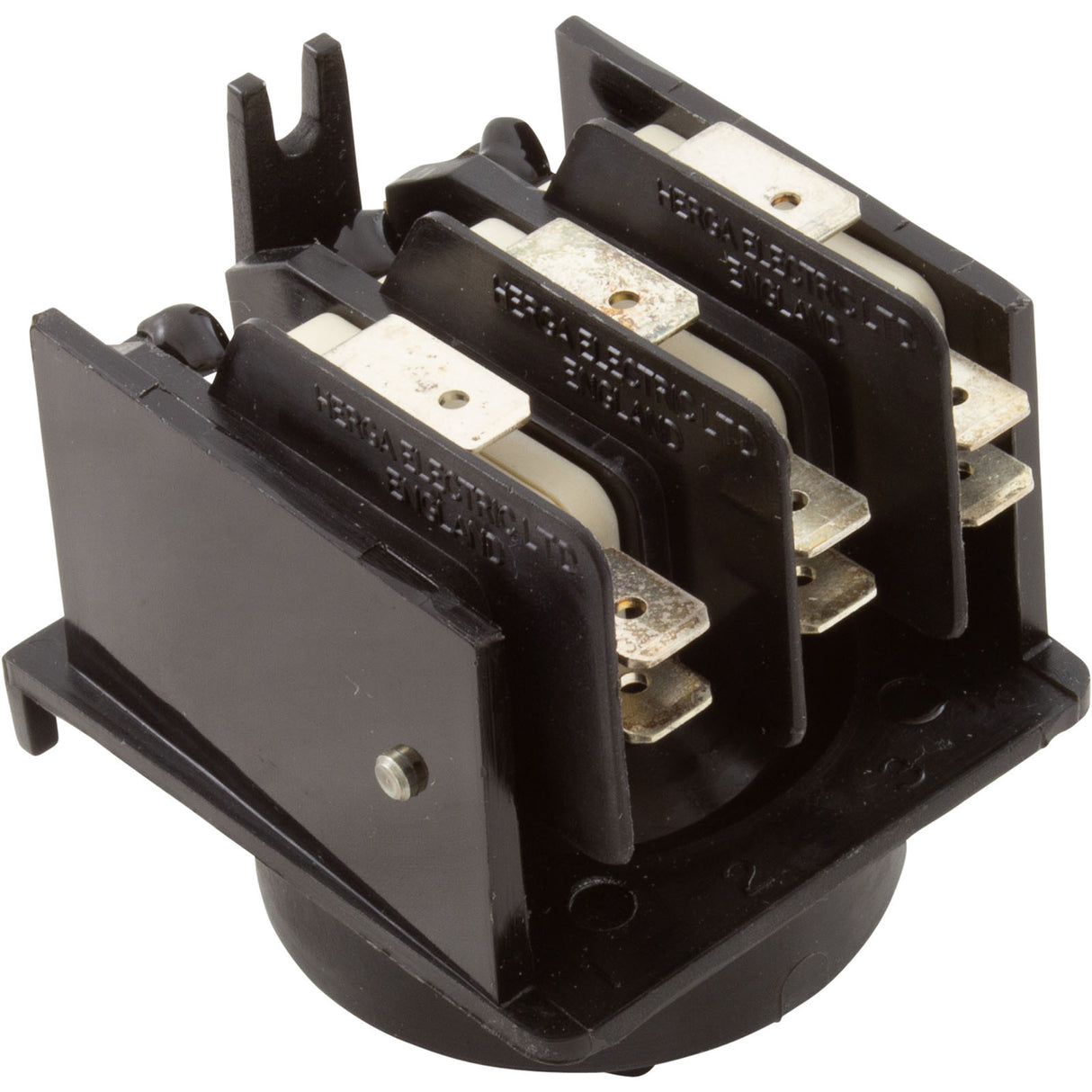 Air Switch, Herga, 4 Function, 20a, 3PDT, Thd, White Cam : 6806-008 - Herga Electric - 6806-008 - PartsForSpas.com