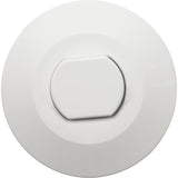 Air Button, Presair, Flush, 1-3/4"hs, 2-5/8"fd, White : B225WF