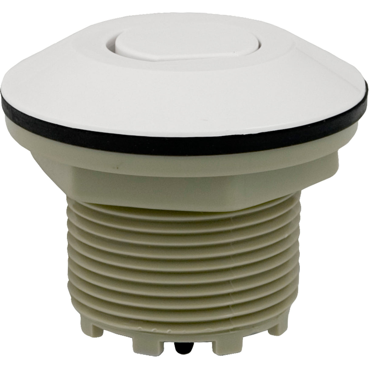 Air Button, Presair, Flush, 1-3/4"hs, 2-5/8"fd, White : B225WF