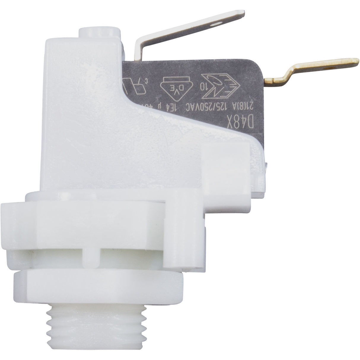 Air Switch, PresAir, SPST, 9/16" Center Spout, 21A, Momentary : TVM411B - Senasys - TVM411B - PartsForSpas.com