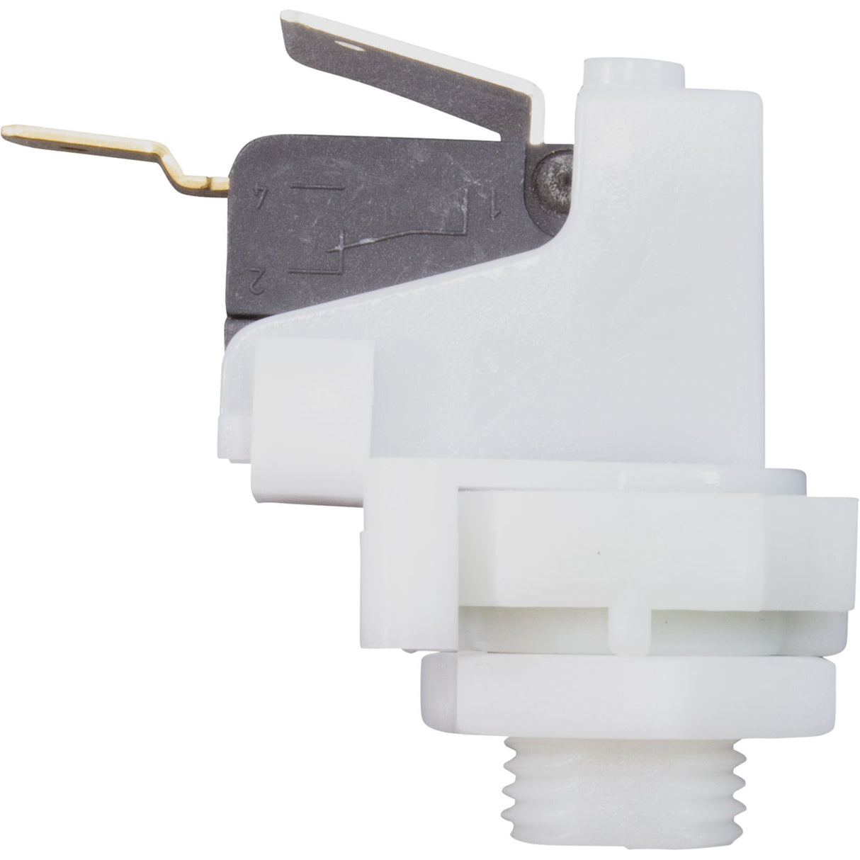 Air Switch, PresAir, SPST, 9/16" Center Spout, 21A, Momentary : TVM411B - Senasys - TVM411B - PartsForSpas.com