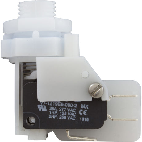 Air Switch, PresAir, DPDT, 9/16" Center Spout, 25A, Latching : TVA225B - Senasys - TVA225B - PartsForSpas.com