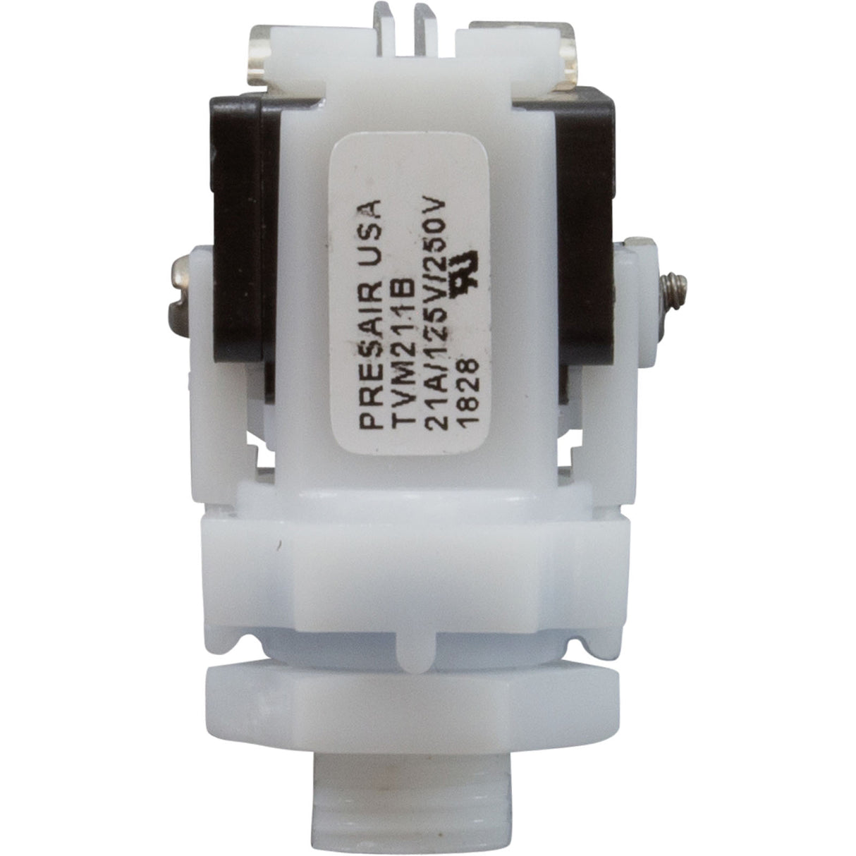 Air Switch, PresAir, DPDT, 9/16" Center Spout, 21A, Momentary : TVM211B - Senasys - TVM211B - PartsForSpas.com