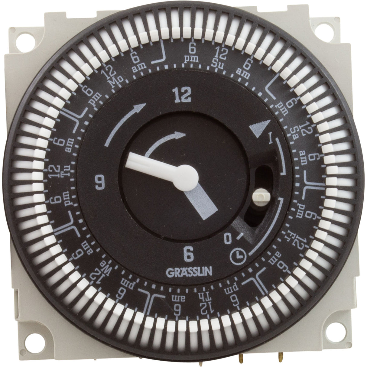 Timer, Grasslin Repl, SPDT, Panel Mount, 115v, 7day : 34-0035-K