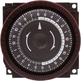 Timer, Diehl, SPST, Panel Mount, 24vac, 24hr : TA4067