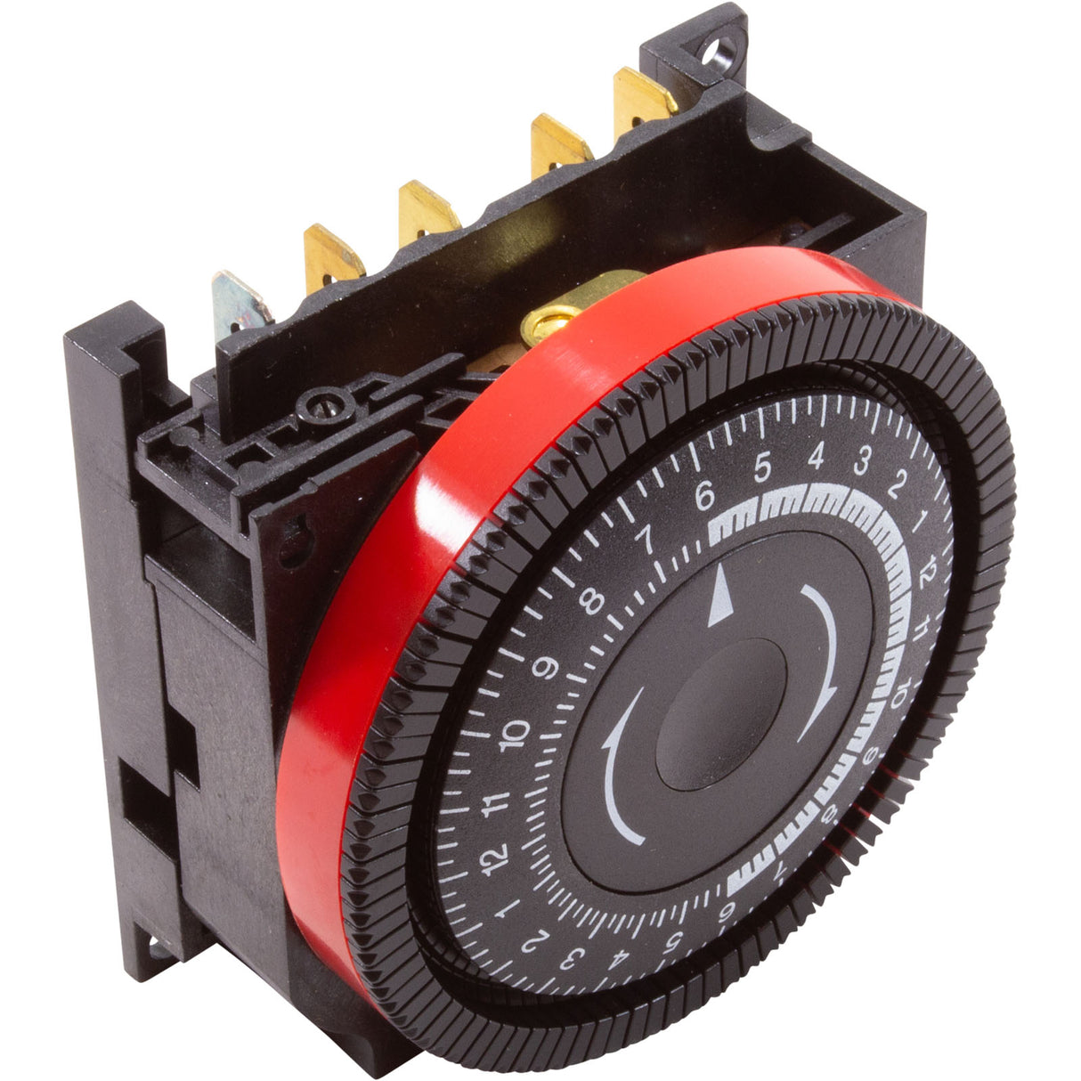 Timer, Diehl, SPST, Panel Mount, 24vac, 24hr : TA4067