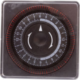 Timer, Diehl, SPST, Panel Mount, 115v, 20A, w/housing, 24hr : TA4160