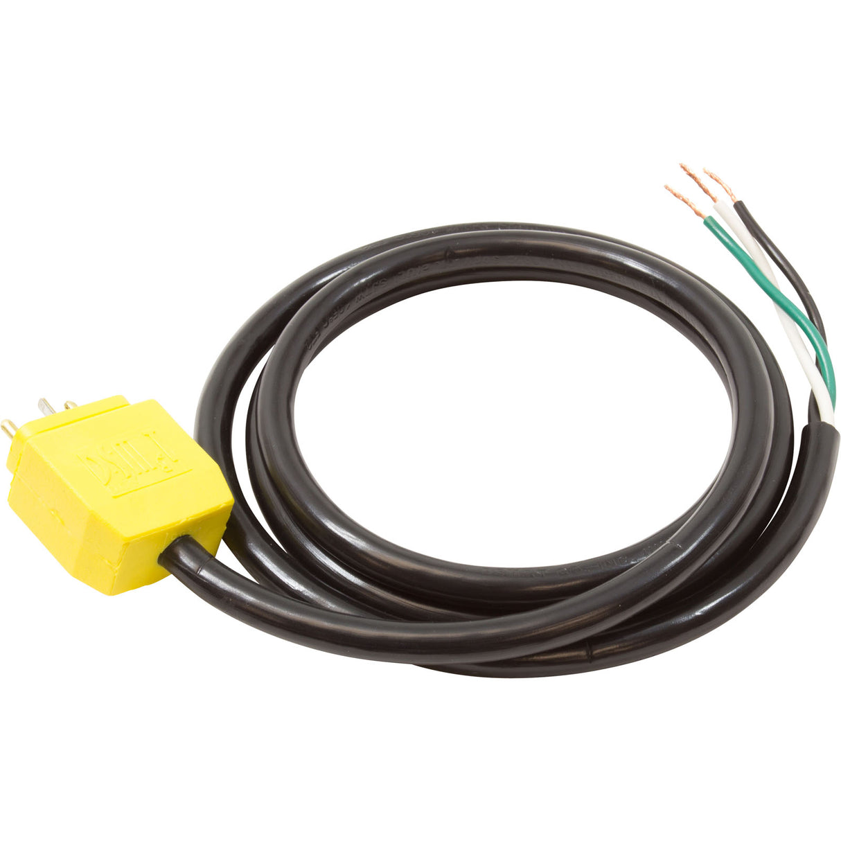 Ozonator Cord, H-Q, Molded/Lit, 48, Yellow : 30-0180-48