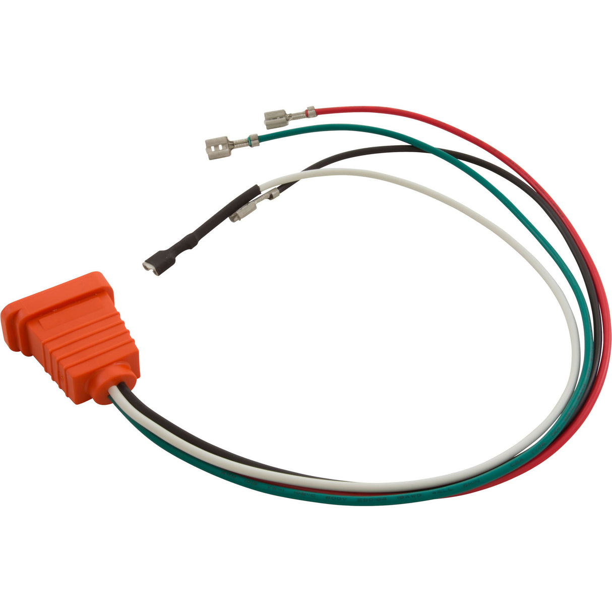 Receptacle, H-Q, Fiber Optic, Molded, 18/4, Air VH, Orange : 09-0026C