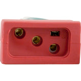Receptacle, H-Q, Pump 1, 2 Speed, Molded, Red, 14/4 : 09-0022C-A