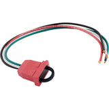 Receptacle, H-Q, Pump 1, 2 Speed, Molded, Red, 14/4 : 09-0022C-A